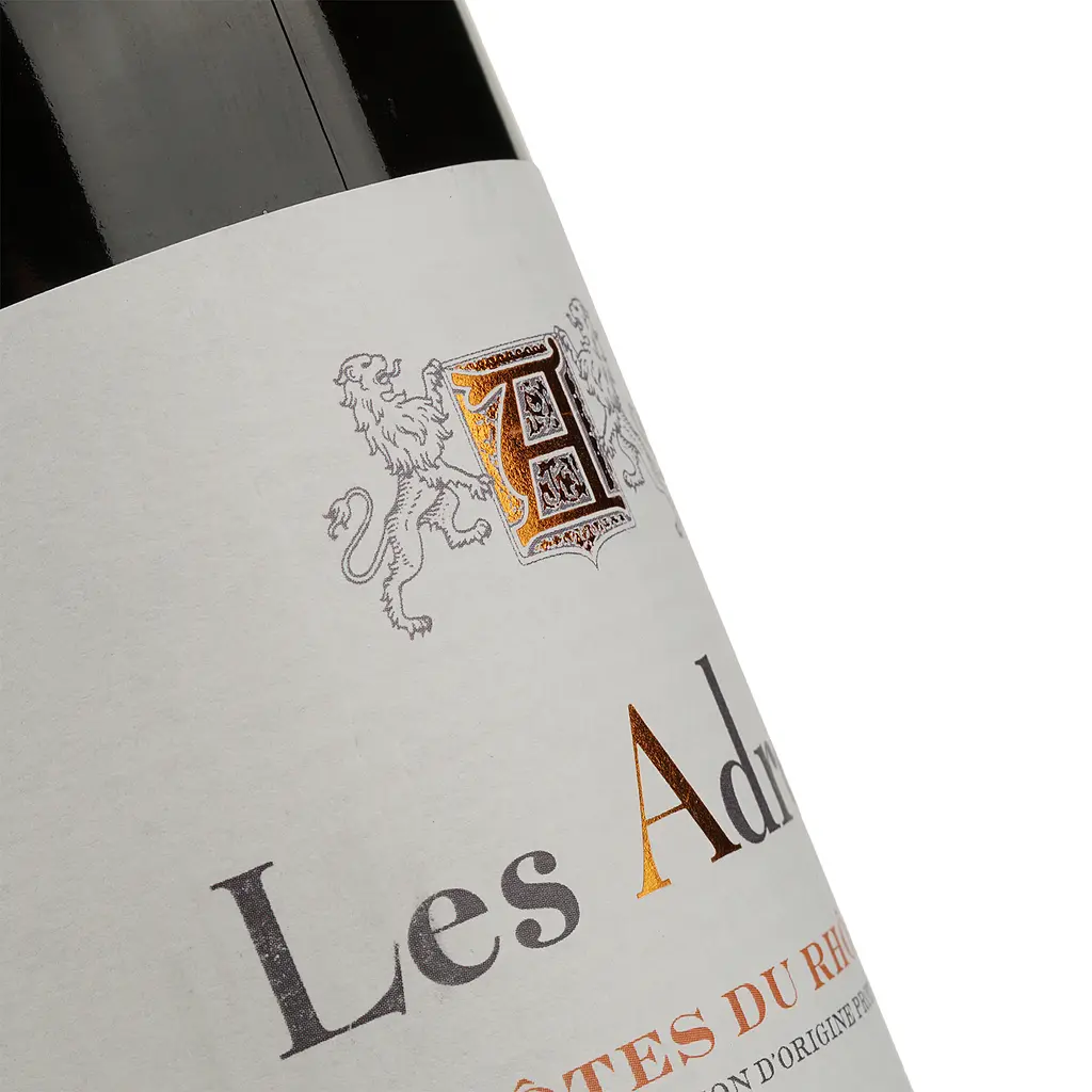 Вино Les Adrets AOC Cotes du Rhone Rouge червоне сухе 0.75 л - фото 3