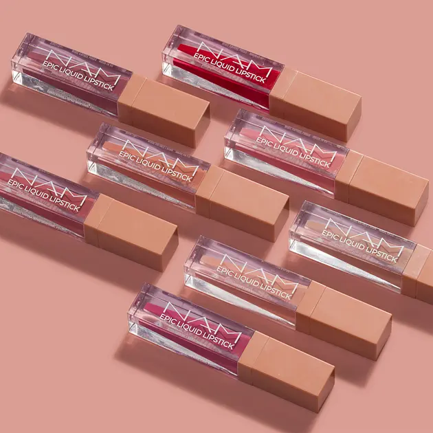 Жидкая помада для губ NAM Liquid Lipstick №1 Pink 3.5 мл - фото 4