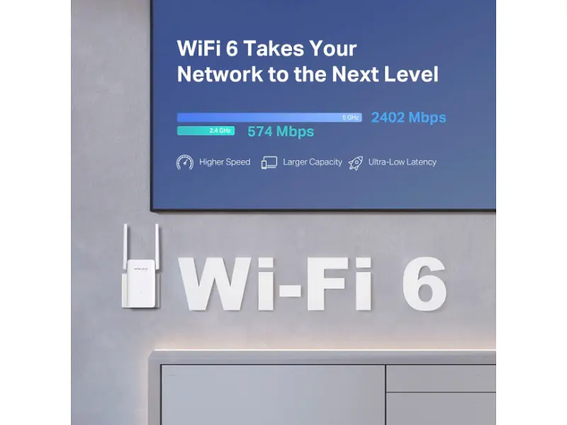Повторювач Wi-Fi Mercusys ME80X - фото 4