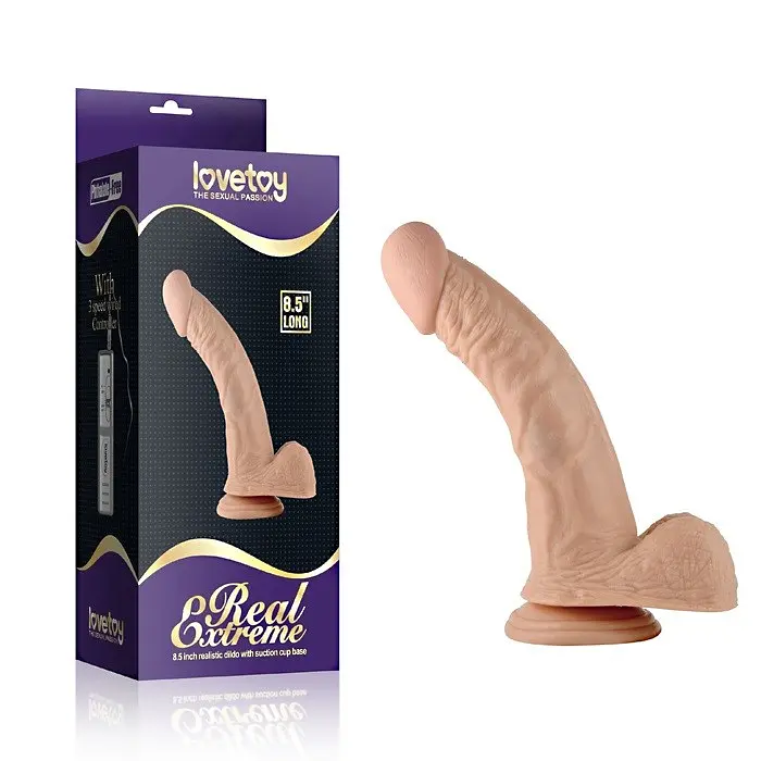 Фаллоимитатор Lovetoy Real Extreme 22 см телесный - фото 7