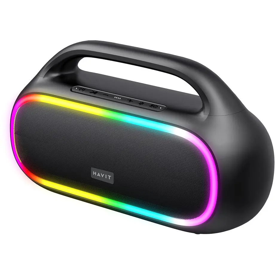 Портативная колонка Havit HV-SK862BT 40W RGB black (HV-SK862BT) - фото 2