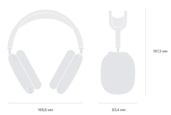 Навушники Apple AirPods Max Silver [MGYJ3RU] [52130] - фото 3