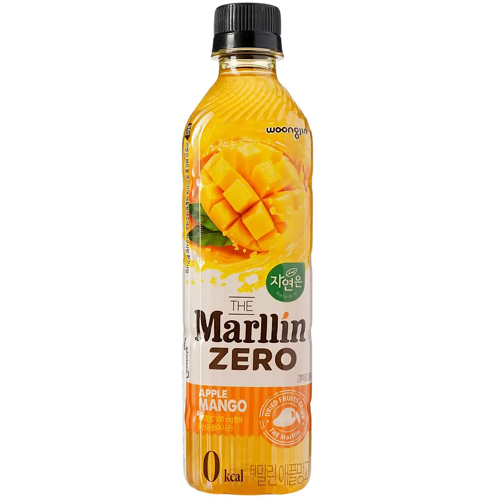Напій Woongjin Nature's Marllin Applemango з соком яблука та манго безкалорійний 500 мл