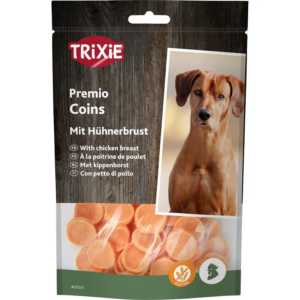 Ласощі Trixie Premio Chicken Coins для собак монетки з куркою 100 г (арт.31531)