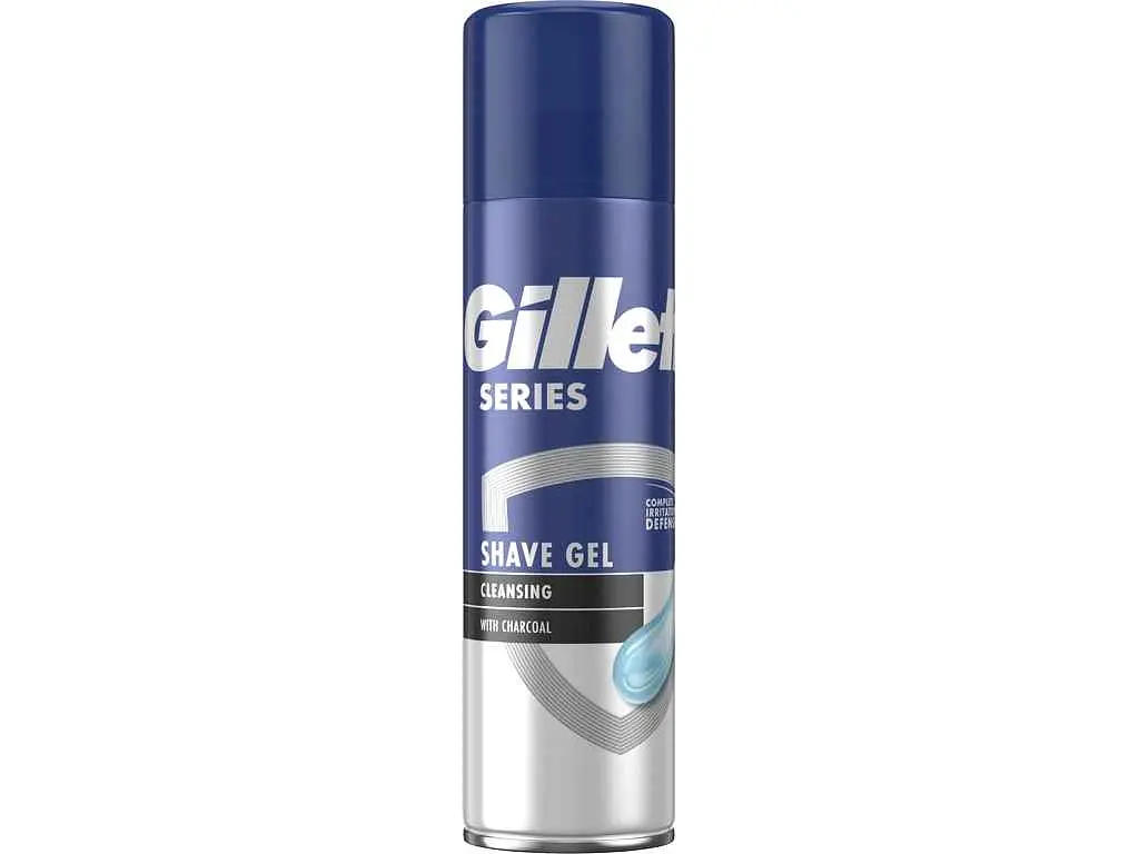 Гель для гоління GILLETTE 200мл Series Очищувальний з вугіллям для чоловіків