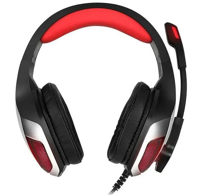 Дротова ігрова гарнітура Hunterspider Gaming with LED V4, USB, 3.5mm, 2.2m, silver - фото 4