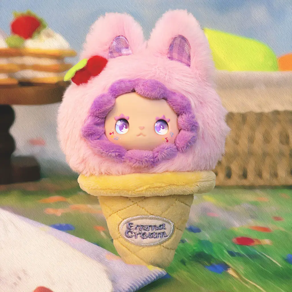 Колекційна м'яка іграшка з кільцем Pop Top Lucky Emma Морозивко серії Scoop Ice Cream - фото 11