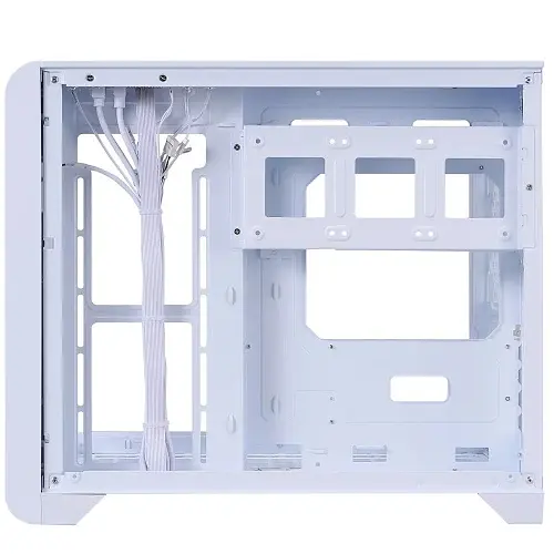 Корпус 1stPlayer RT6, White, без БЖ, Midi Tower, для Micro ATX / Mini ITX, 2xUSB 3.0 / 1xUSB 2.0, макс. CPU - 157 мм / VGA - 330 мм, бічна панель із загартованого скла, цифровий екран - фото 6