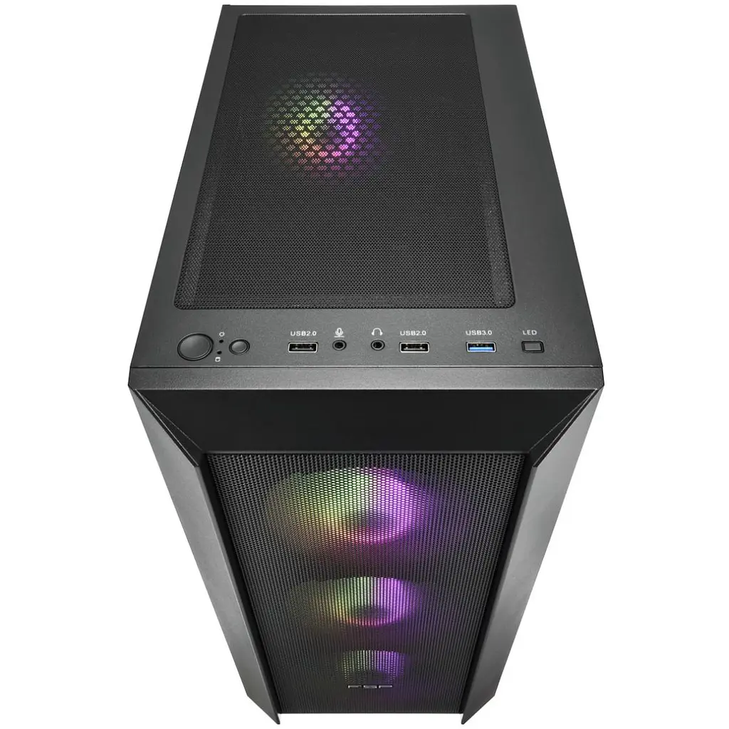 Корпус FSP смT218AB без БЖ ATX Black ( смT218AB) - фото 4