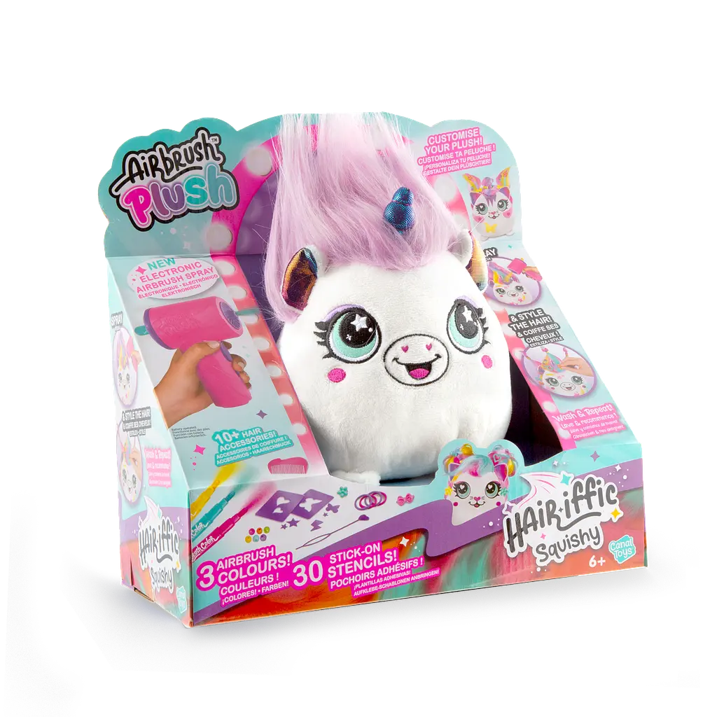Набір DIY AIRBRUSH PLUSH - Hair'iffic "Зроби зачіску - Принцеса" з іграшковим аерографом CanalToys Art.AIR040/1 - фото 12