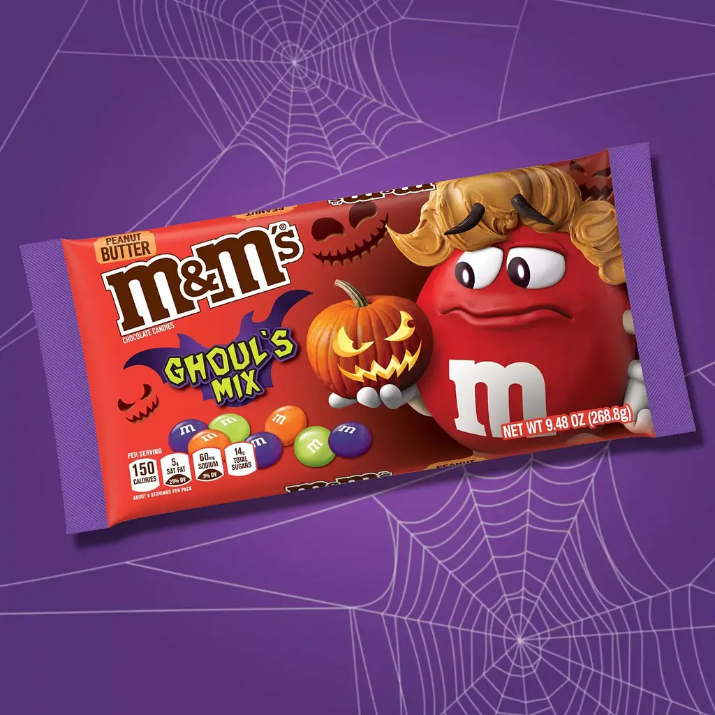 Драже M&M's Halloween Goul's Mix Peanut Butter 260.8g - фото 2
