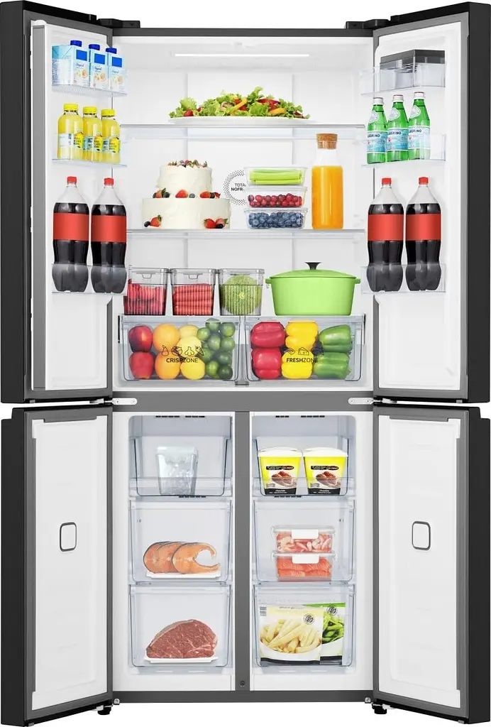 Холодильник Gorenje SBS NRM819E61BX - фото 5