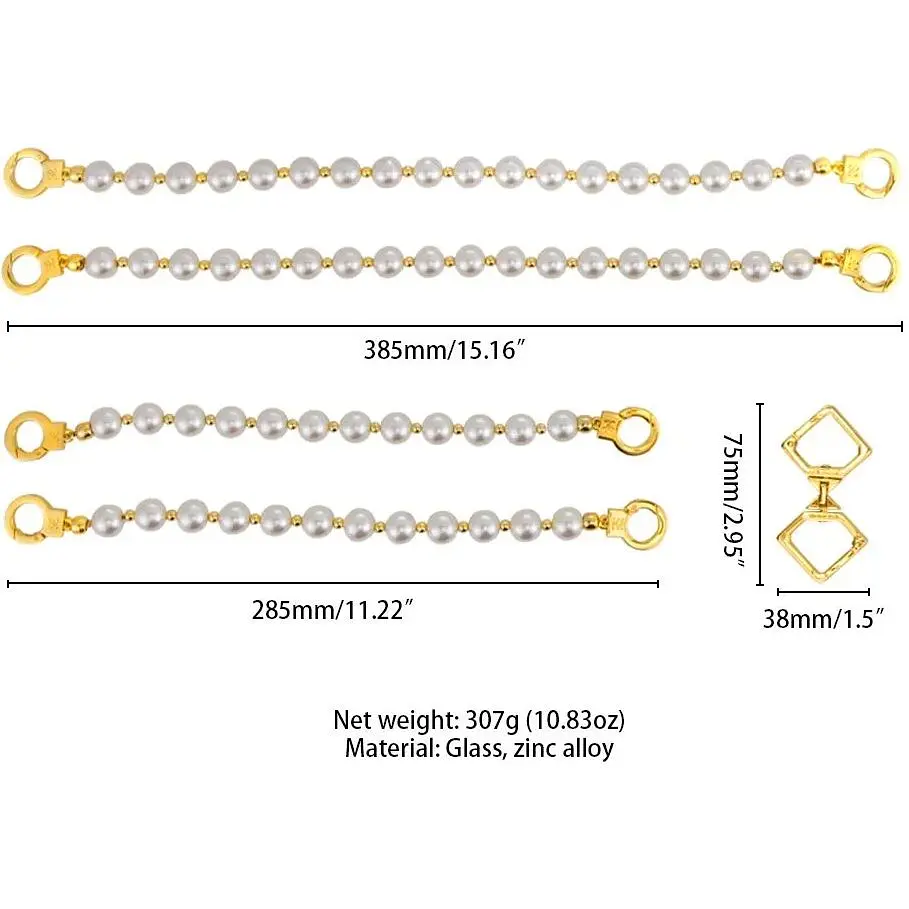 Жемчужные наручники и поножи Lockink Pearl Bondage & RestRaint Set - фото 9