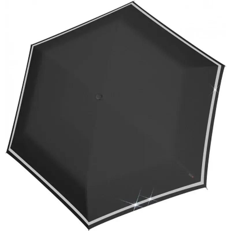 Парасоля Knirps Rookie Manual Black Reflective (Kn95 6050 1000) - фото 2