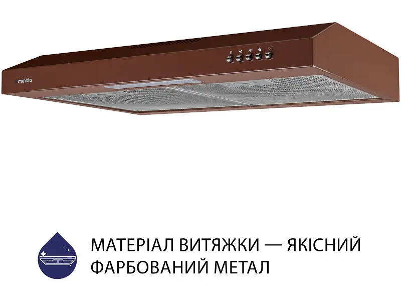 Витяжка Minola HPL 612 BR - фото 3