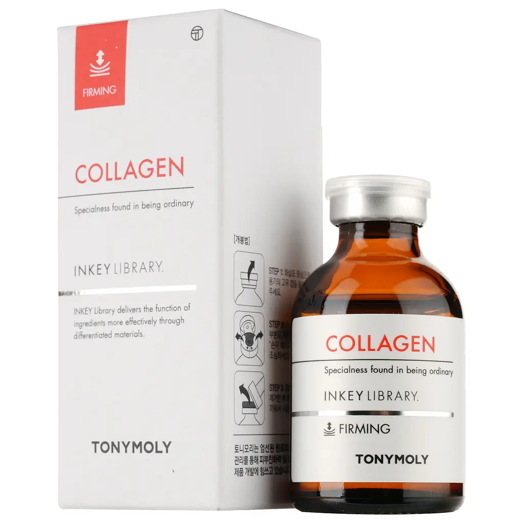 Сыворотка для лица Tony Moly Inkey Library Collagen Ampoule, с коллагеном, 30 мл - фото 2