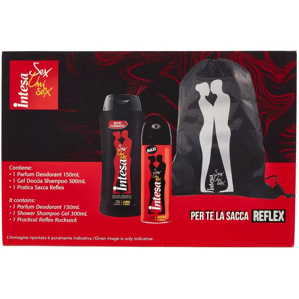 Подарочный набор Intesa Unisex Coffret Гель для душа 300 мл + дезодорант 150 мл + мешочек - фото 3