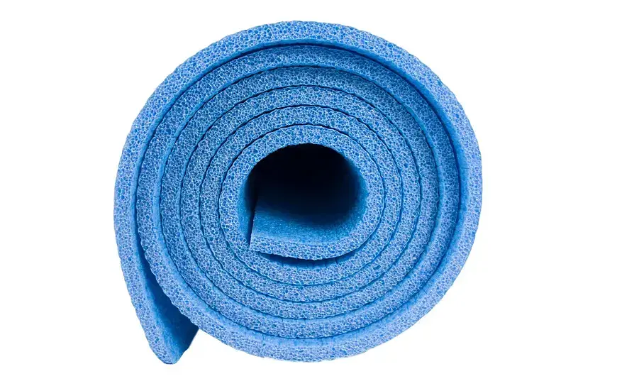 Килимок фітнес йога Poputchik 1800x500x8 мм синій (16-078-IS) - фото 3