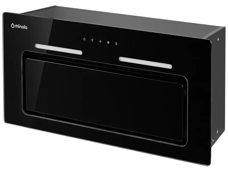 Витяжка вбудована Minola HBI 6473 BL Glass 800 LED Line - фото 2