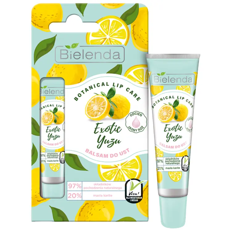 Бальзам для губ Bielenda Botanical Lip Care Екзотичне Юдзу 10 г - фото 2