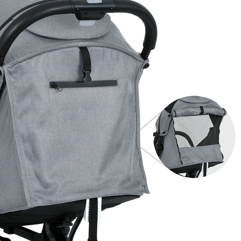 Дитяча прогулянкова коляска FLASH M 5727-1 Silver Gray - фото 9