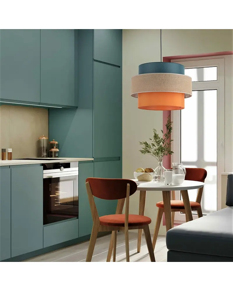 Подвесной светильник, люстра Tk Lighting 2758 Duo Juta E27 1x15W IP20 - фото 2