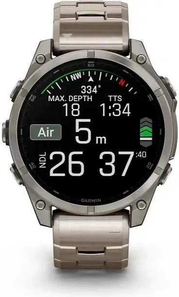 Смарт-часы Garmin Fenix ​​8 47mm AMOLED Sapphire Titanium with Vented Titanium Bracelet (010-02904-40) - фото 10