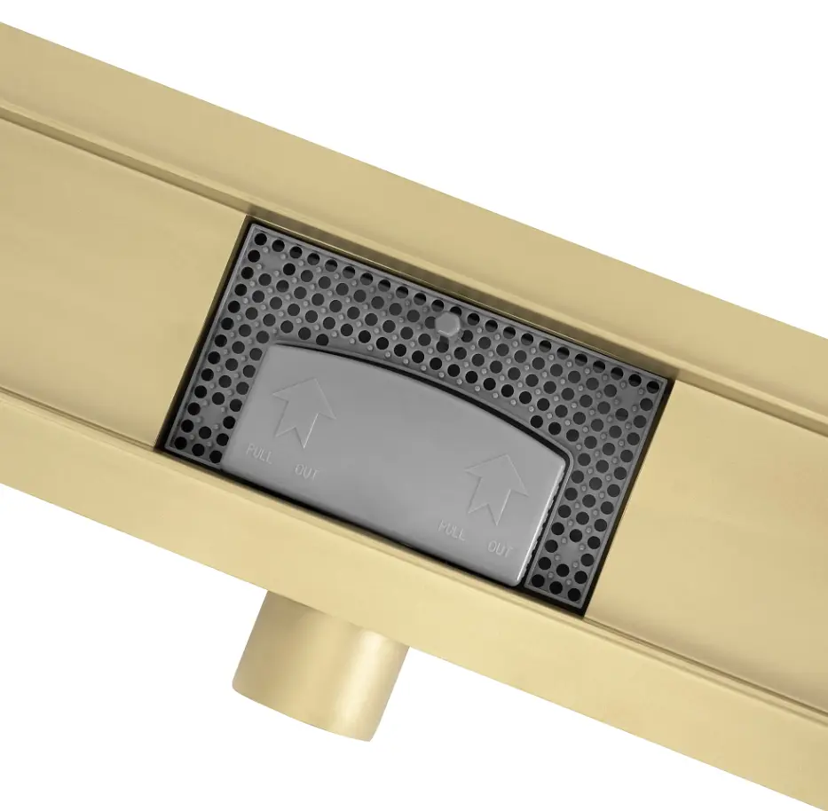 Душовий канал Rea Neox 50 см з мокрим затвором 2-в-1 gold REA-G2560 - фото 3