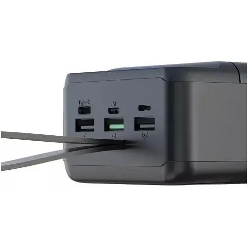 Внешний портативный аккумулятор XO PR158 50000 mAh 22.5W черный 6920680829279 - фото 4