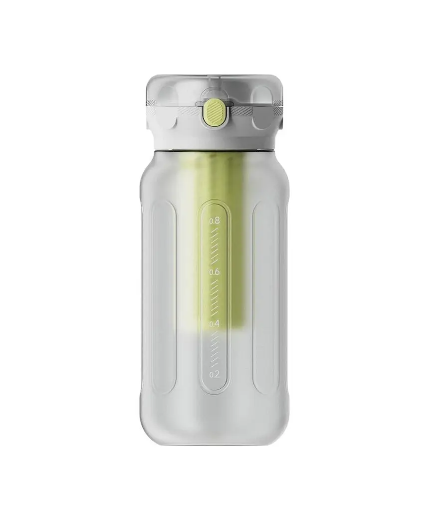 Спортивна пляшка Xiaomi Mijia Sports Water Bottle 1 л, біла, ударостійка з фільтром