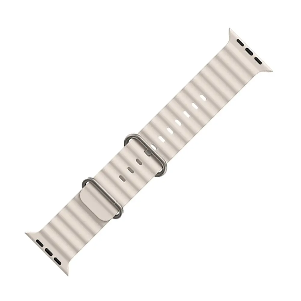 Ремінець силіконовий Hoco iWatch WA12 marine double buckle 38/ 40/ 41 mm star color - фото 2