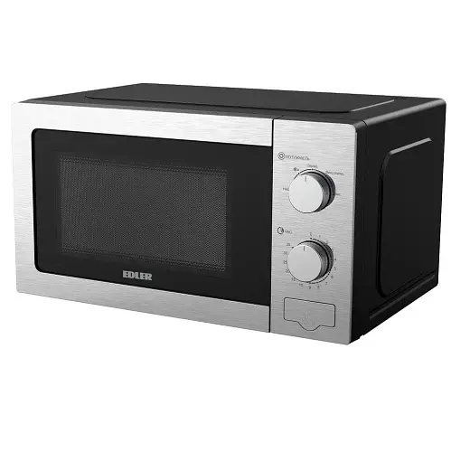 Мікрохвильова піч EDMS-207SSMB, Steel/Black, 700W Edler teh0020382 - фото 3