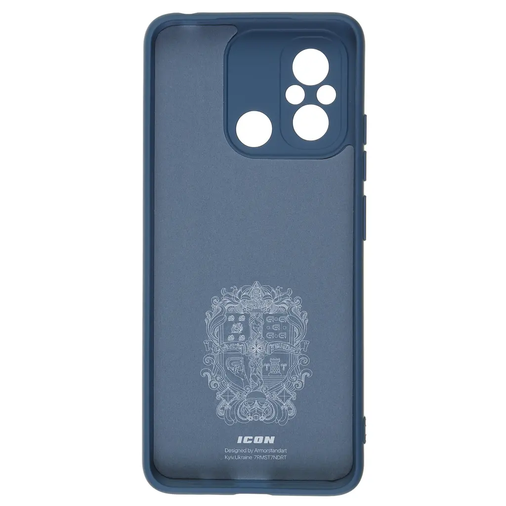 Чехол ArmorStandart ICON для Xiaomi Redmi 12С / 11A Camera cover Dark Blue (ARM65967) - фото 2