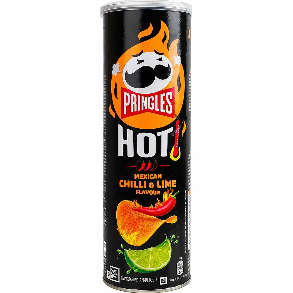 Чіпси Pringles Hot Chilli & Lime 160 г