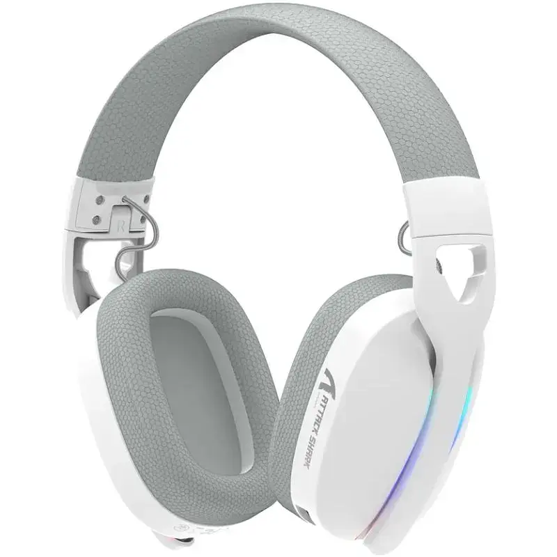 Ігрова гарнітура Attack Shark L90 Wireless,2.4GHz/Bluetooth/3.5mm PS4/PS5/Switch/Xbox/Mac/PC White (L90W_AS) - фото 2