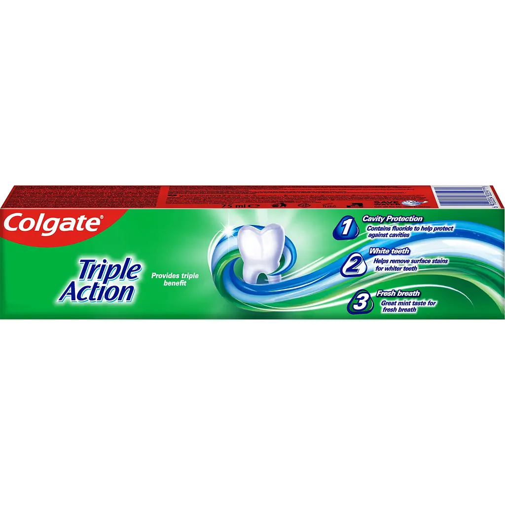Зубна паста Colgate Triple Action with Original Mint 75 мл - фото 4