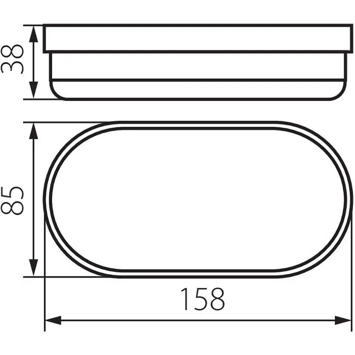 Світильник Miledo Tolu O LED 6W-NW-W герметичний (31495) - фото 3