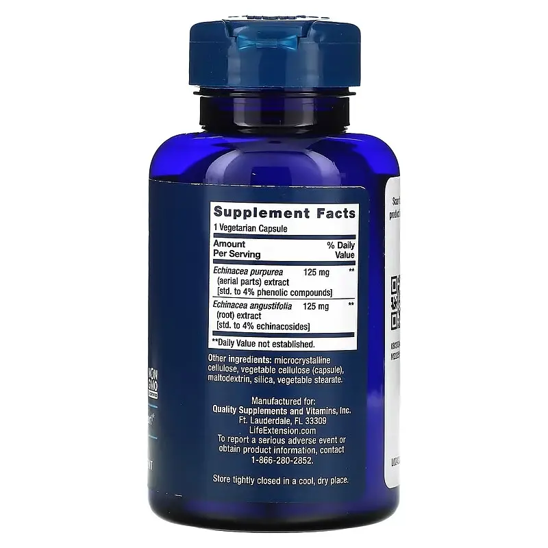 Ехінацея Echinacea Elite 60 капсул Life Extension vit0006003 - фото 2