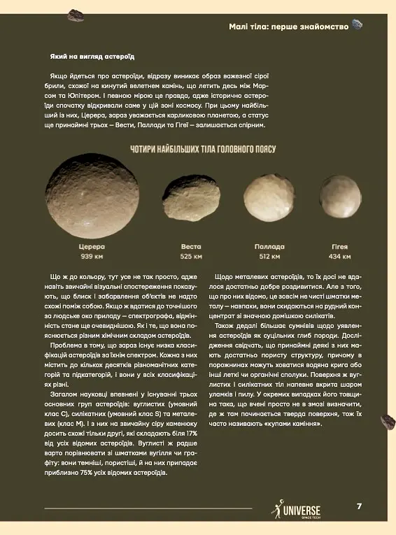 Журнал «The Universe Space Tech» Астероїди і Комети №1 2026 - фото 7