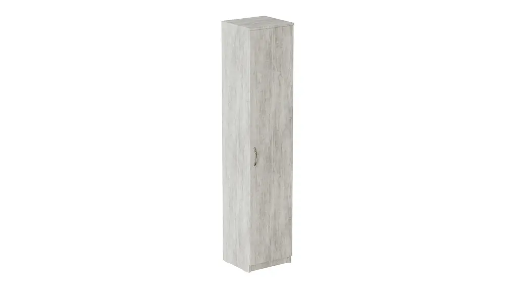 Пенал Анжело Ferrum-decor на 5 полиць із дверима 1900x400x380 ДСП Бетон 16 мм (FRD-104910) - фото 2