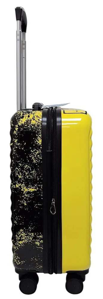 Валіза маленька для ручної поклажі Madisson Snowball 65203 S 56x36x23 см полікарбонат Чорно-жовтий - фото 5
