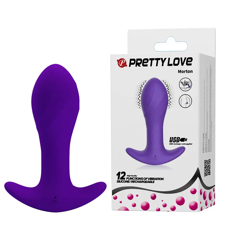 Анальна пробка - Pretty Love Morton Anal Plug Purple - фото 10