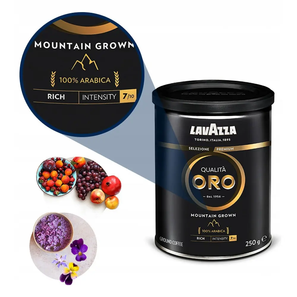 Кава мелена Lavazza Qualita Oro Mountain Grown з/б 250г. - фото 2