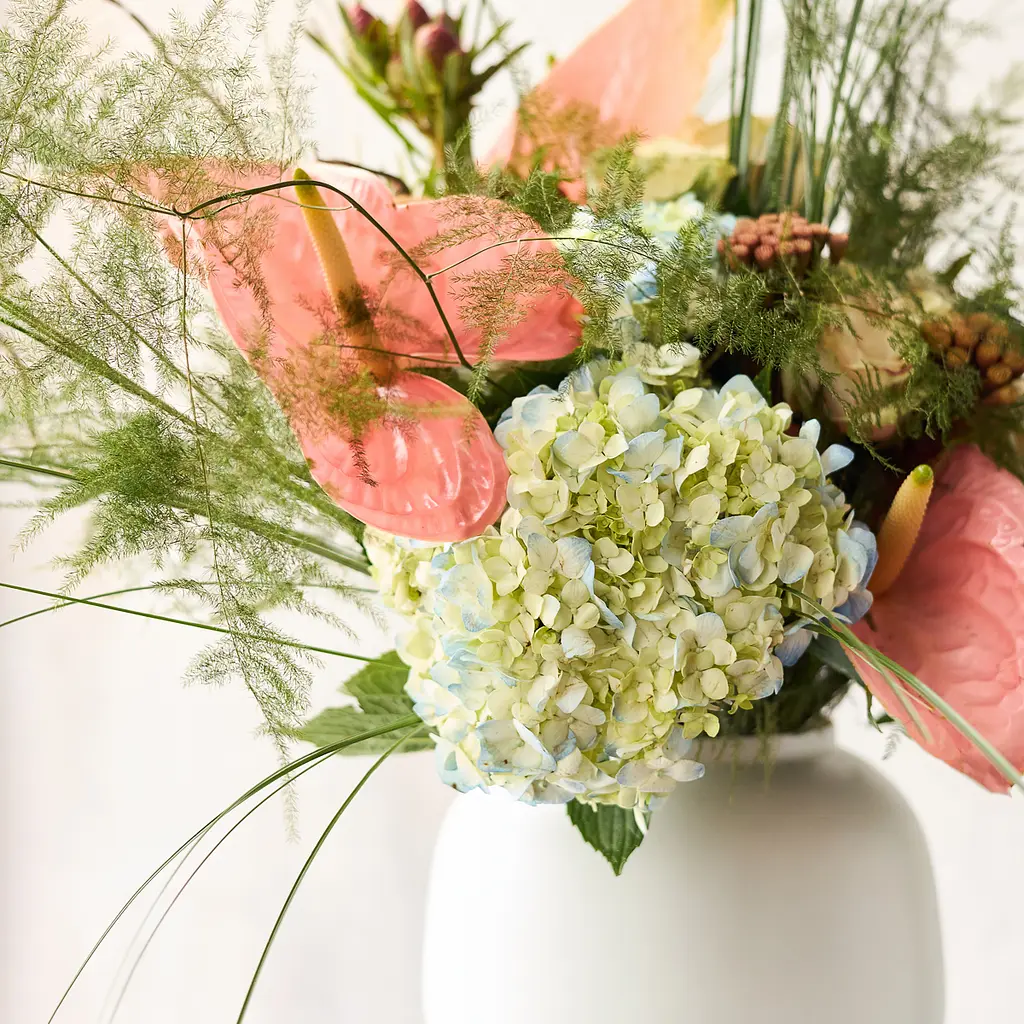 Ваза MBM HOME Элизиум железная принт золотой 230х230х350 мм (VB-01 PRINT/GOLD) - фото 9