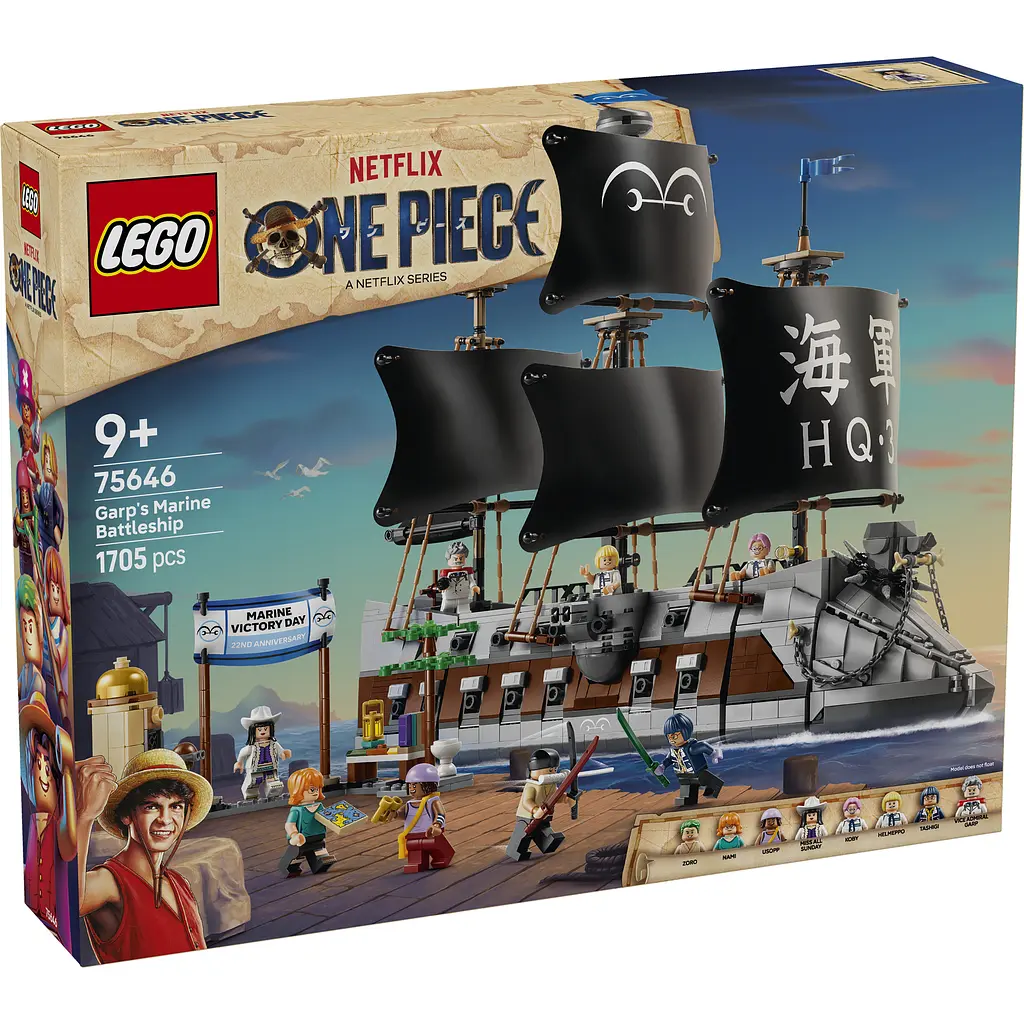 Конструктор LEGO One Piece Морський бойовий корабель Ґарпа 1705 ел. (75646) - фото 2