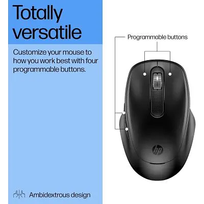 Мишка HP 510 Ultra-Fast Rechargeable Wireless Black (9C2F6AA) - фото 5