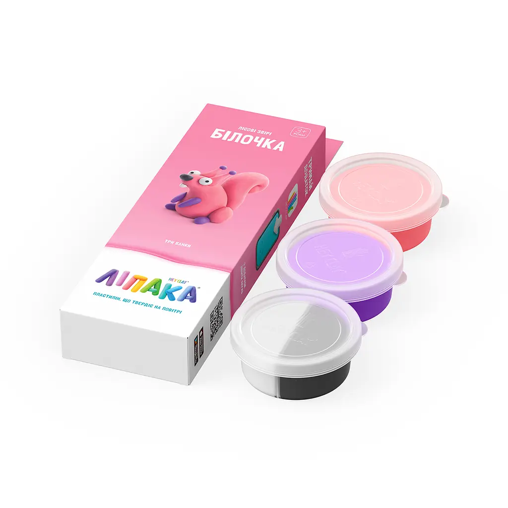 Набір пластиліну що самостійно твердіє Липака Лісові Звірі: білочка (30110-UA01) - фото 2