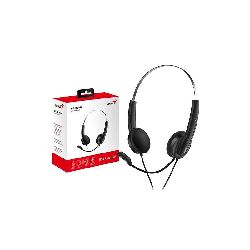 Гарнитура Genius HS-220U Black (31710020400) - фото 2