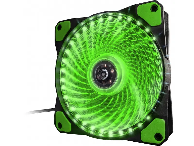 Вентилятор для корпусу Frime Iris LED Fan 33LED Green (FLF-HB120G33)