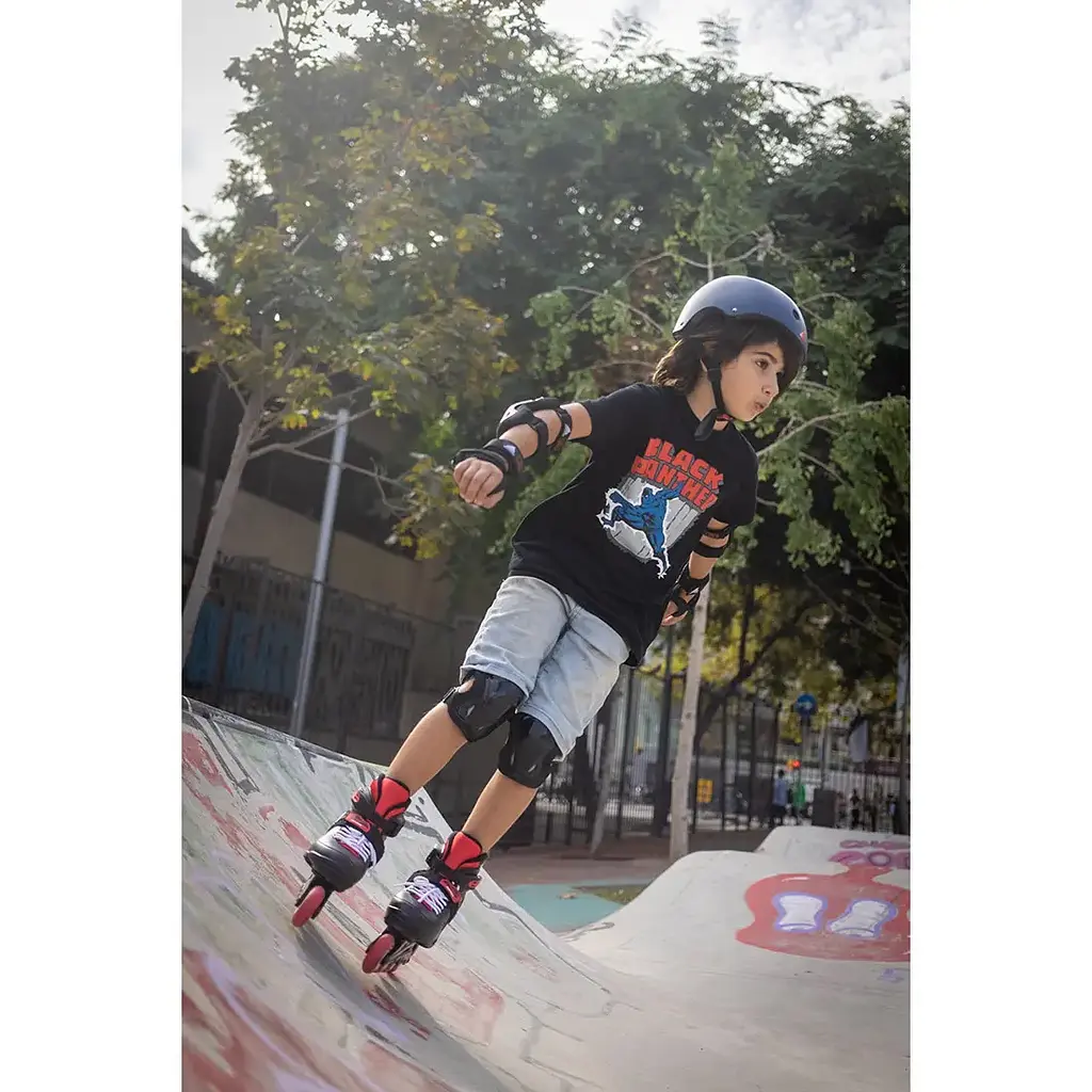 Детские ролики Rollerblade Fury Combo 2023 33-38 Чорний-Червоний - фото 4